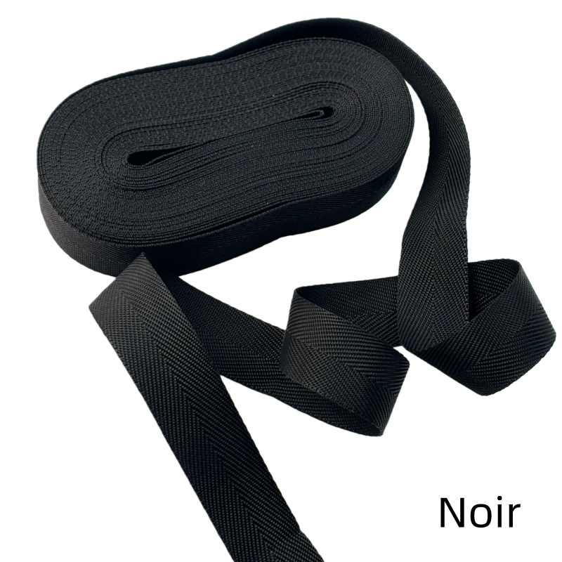 Sangles de couleur unie - Épaisseur 0,8mm - 23mm de largeur