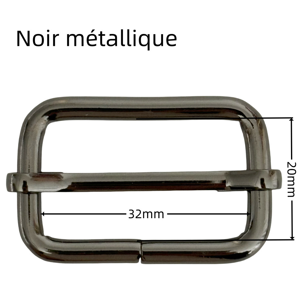 Boucle réglable en métal - 32mm