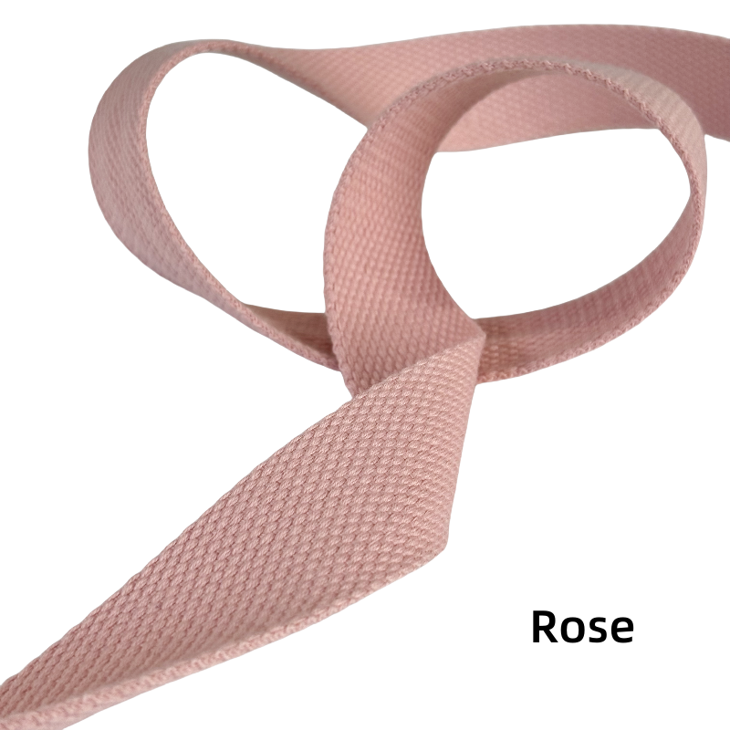 Bandoulière réglable pour sac - en coton polyester de couleur unie - 32mm