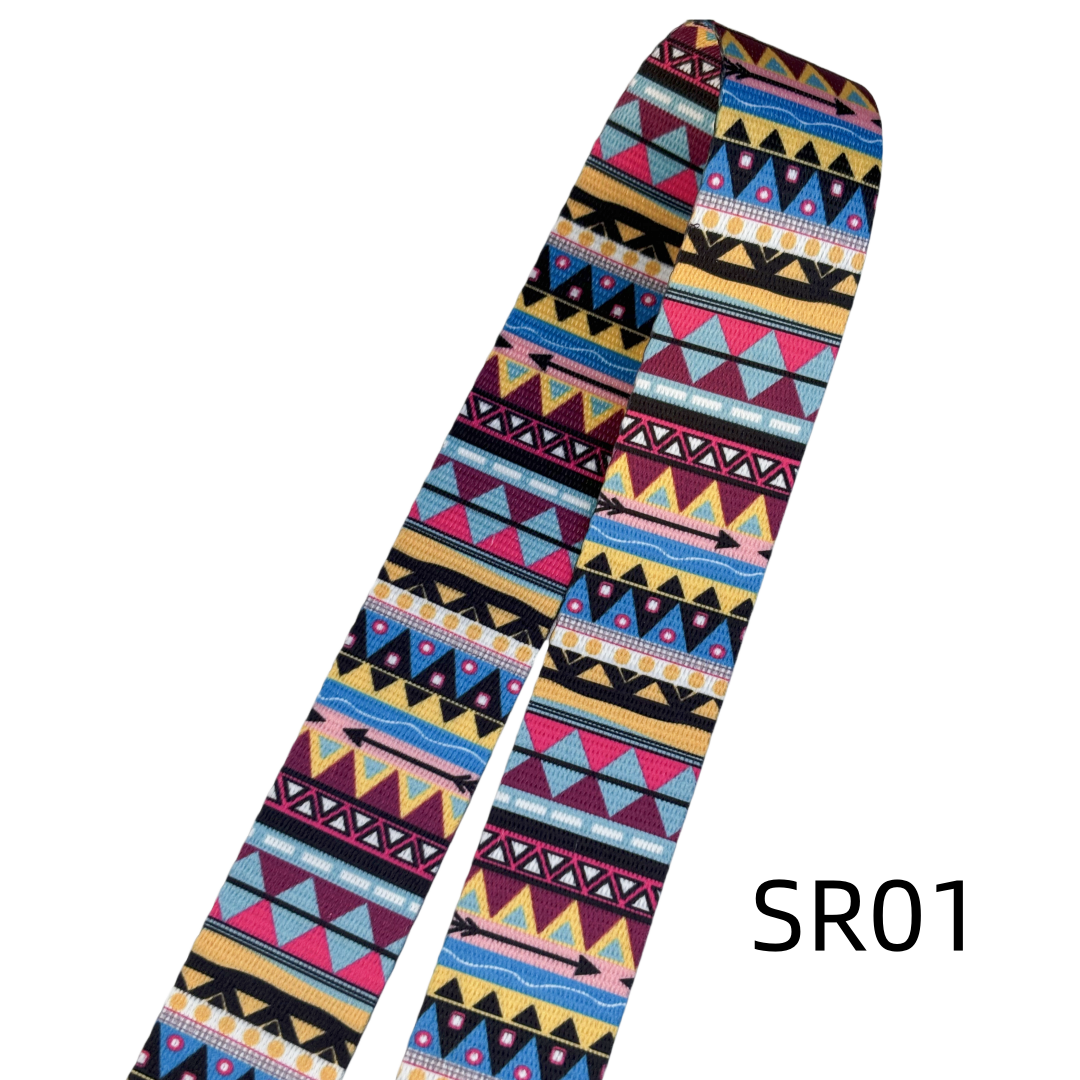 Bandoulière réglable pour sac - sangles à motifs - 38mm