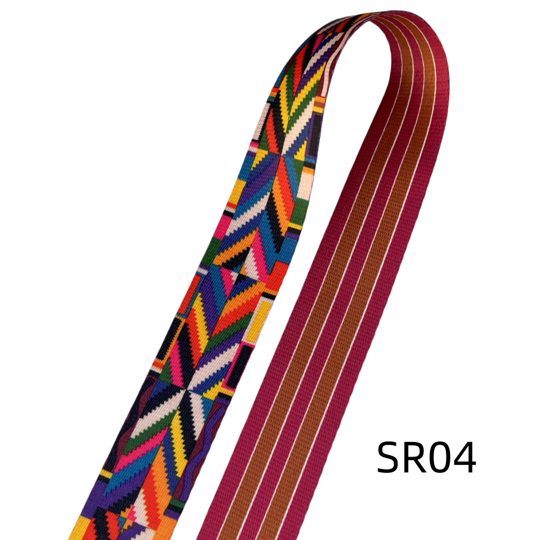 Bandoulière réglable pour sac - sangles à motifs - 38mm