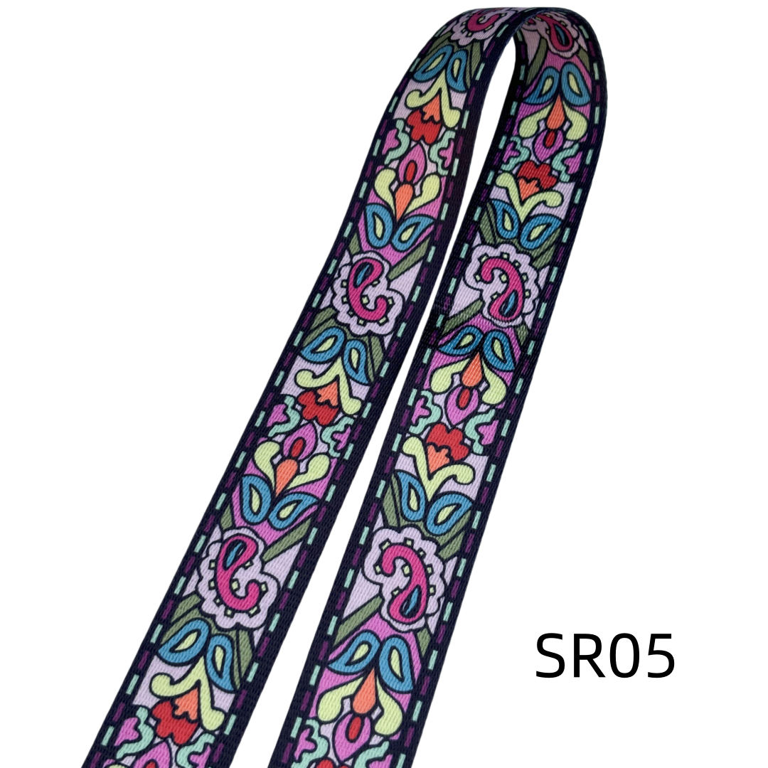 Sangle à motifs en 38mm - Multicolore - Épaisseur 1mm