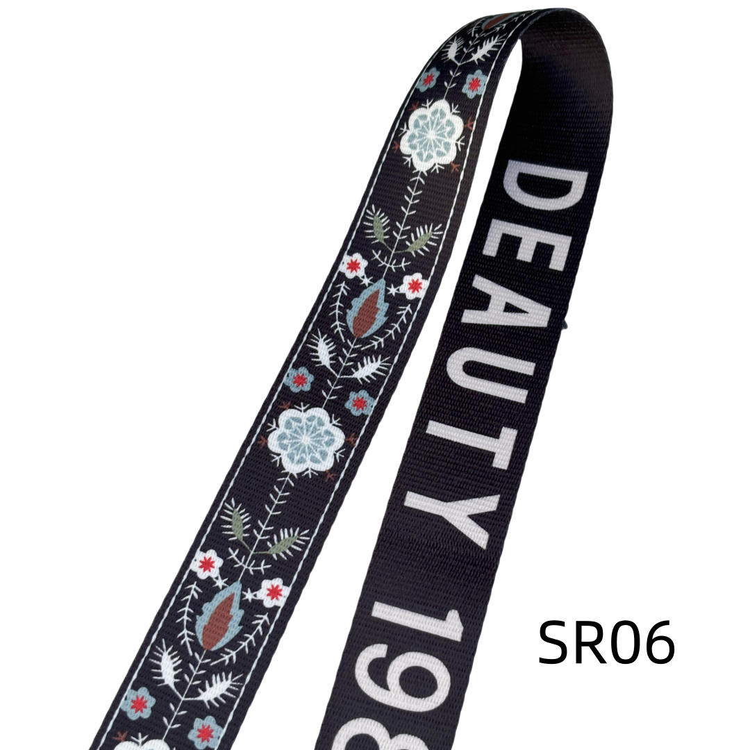 Bandoulière réglable pour sac - sangles à motifs - 38mm