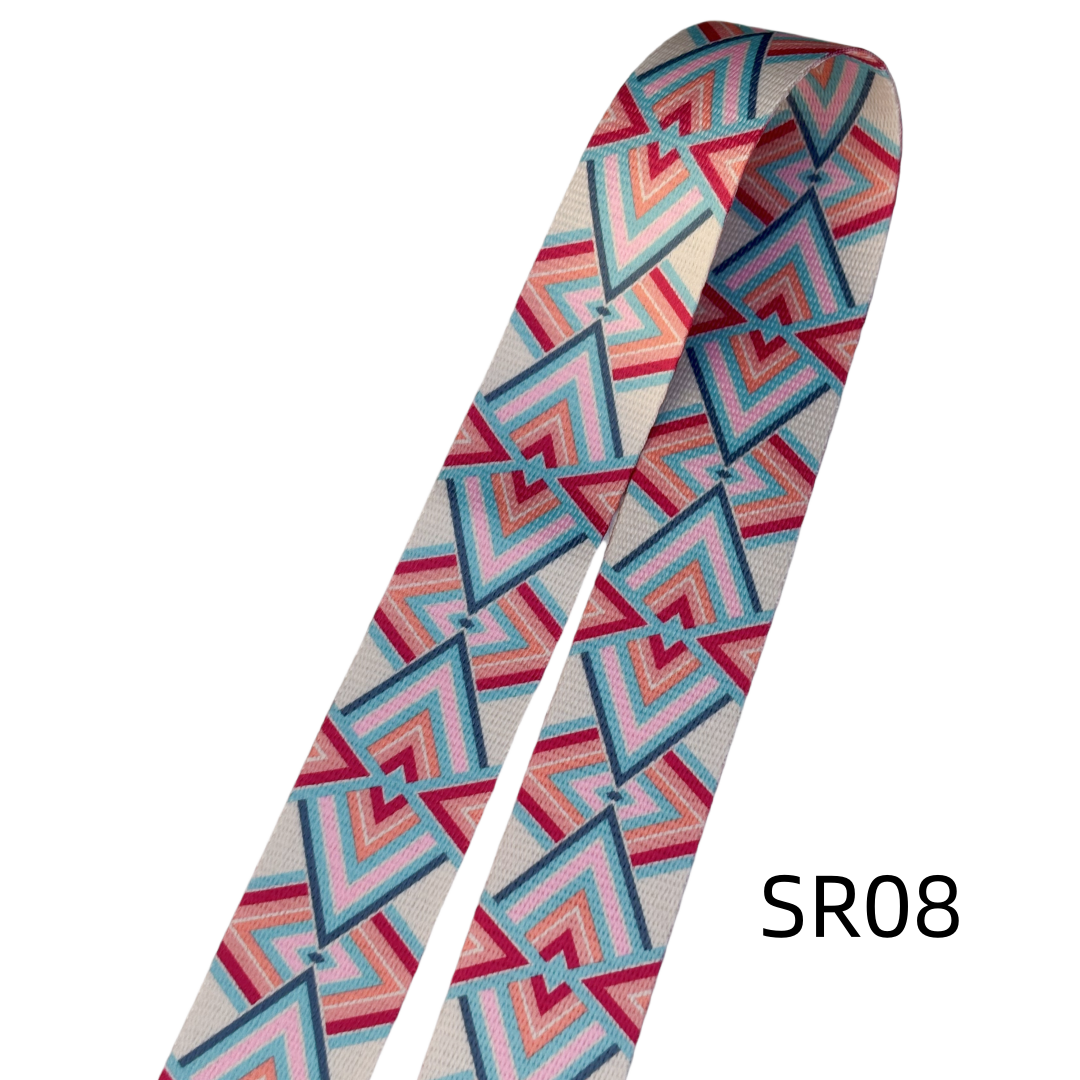 Bandoulière réglable pour sac - sangles à motifs - 38mm