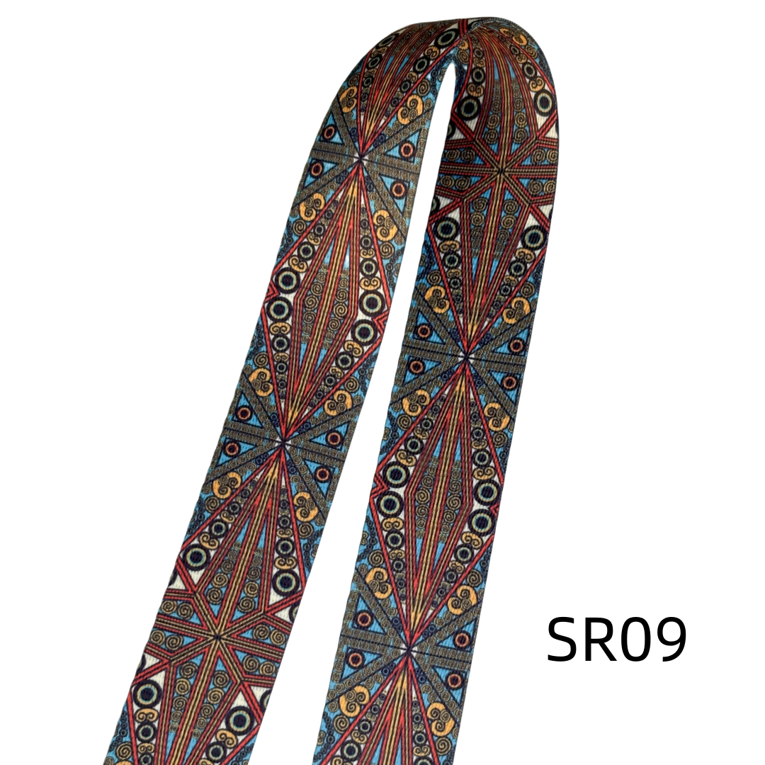 Bandoulière réglable pour sac - sangles à motifs - 38mm