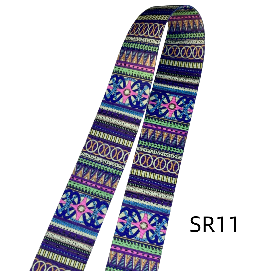 Bandoulière réglable pour sac - sangles à motifs - 38mm