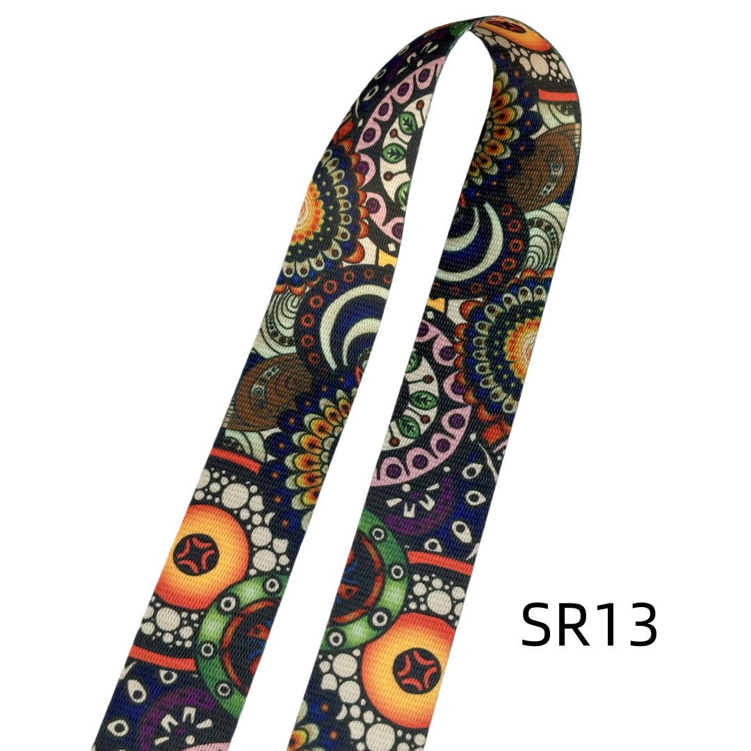 Sangle à motifs en 38mm - Multicolore - Épaisseur 1mm