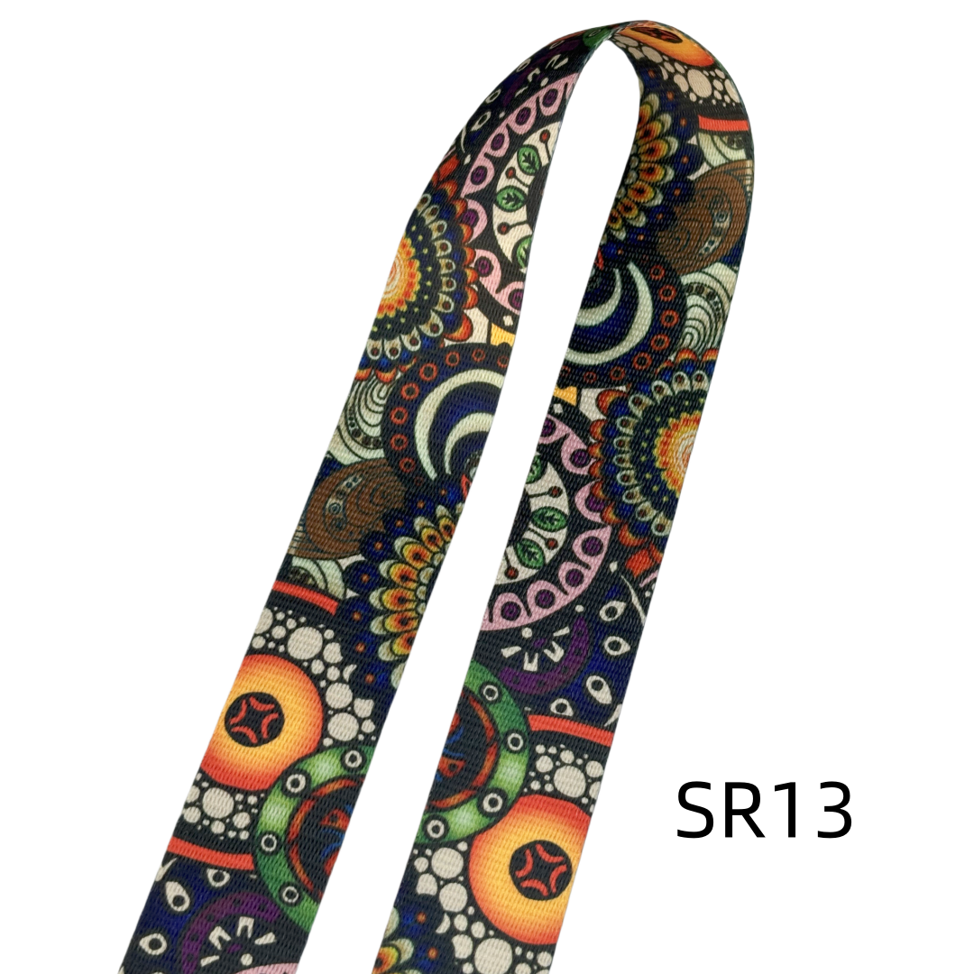 Bandoulière réglable pour sac - sangles à motifs - 38mm