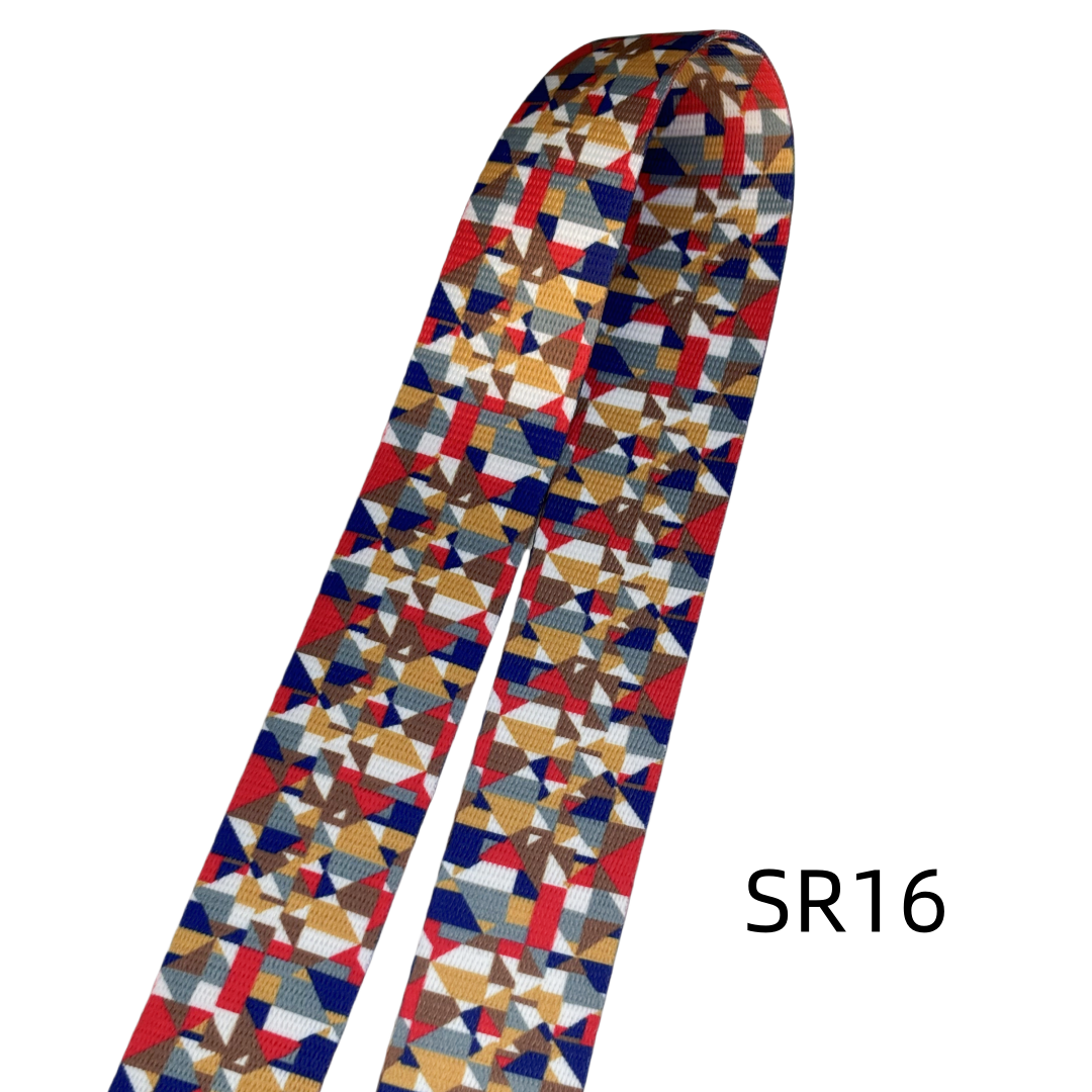 Sangle à motifs en 38mm - Multicolore - Épaisseur 1mm