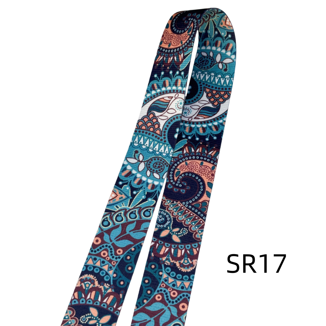 Bandoulière réglable pour sac - sangles à motifs - 38mm