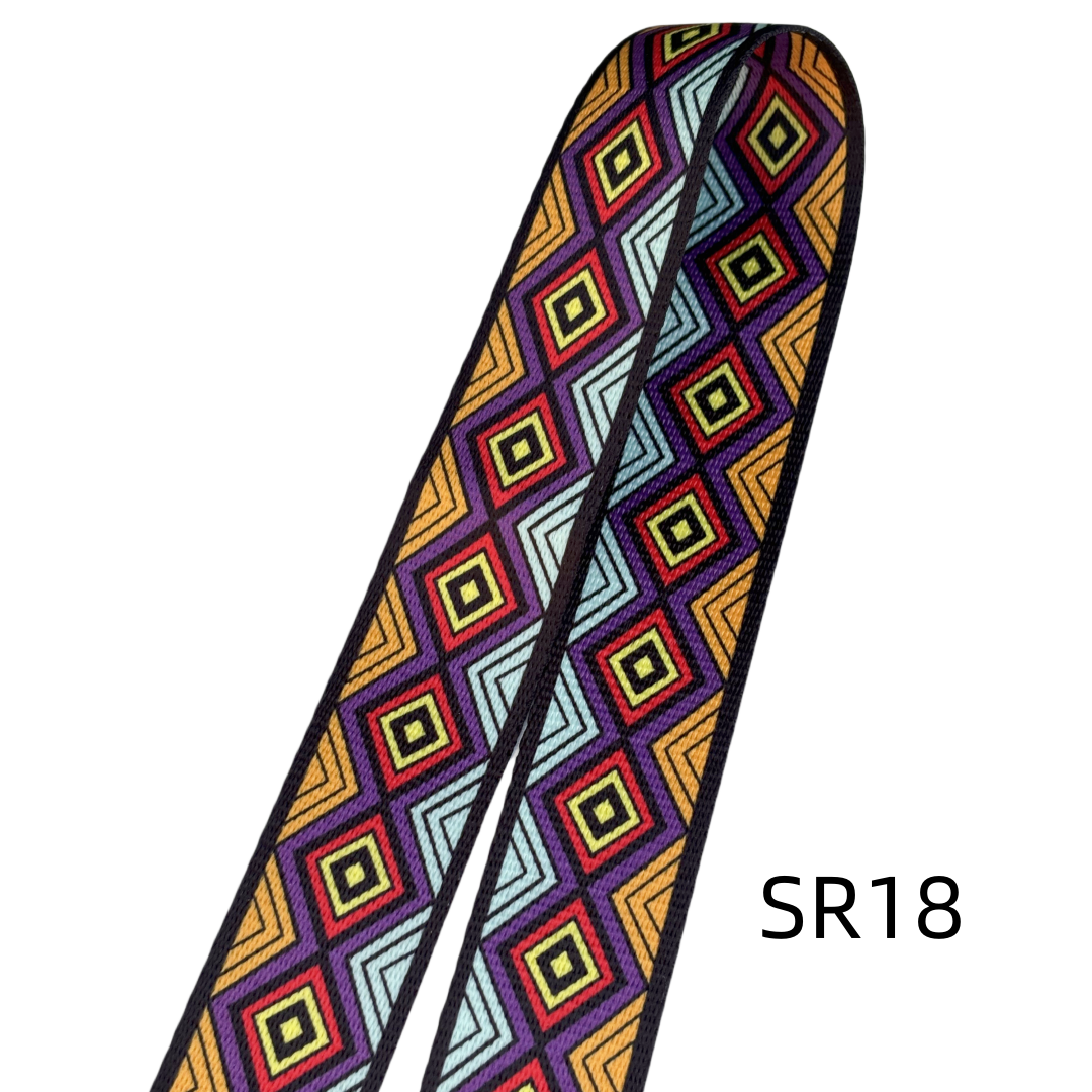 Bandoulière réglable pour sac - sangles à motifs - 38mm