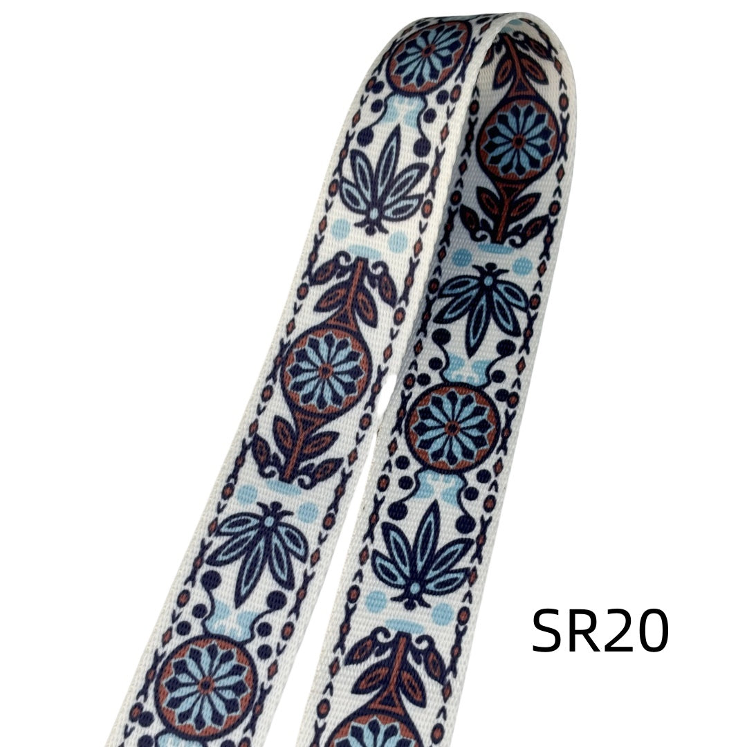 Bandoulière réglable pour sac - sangles à motifs - 38mm