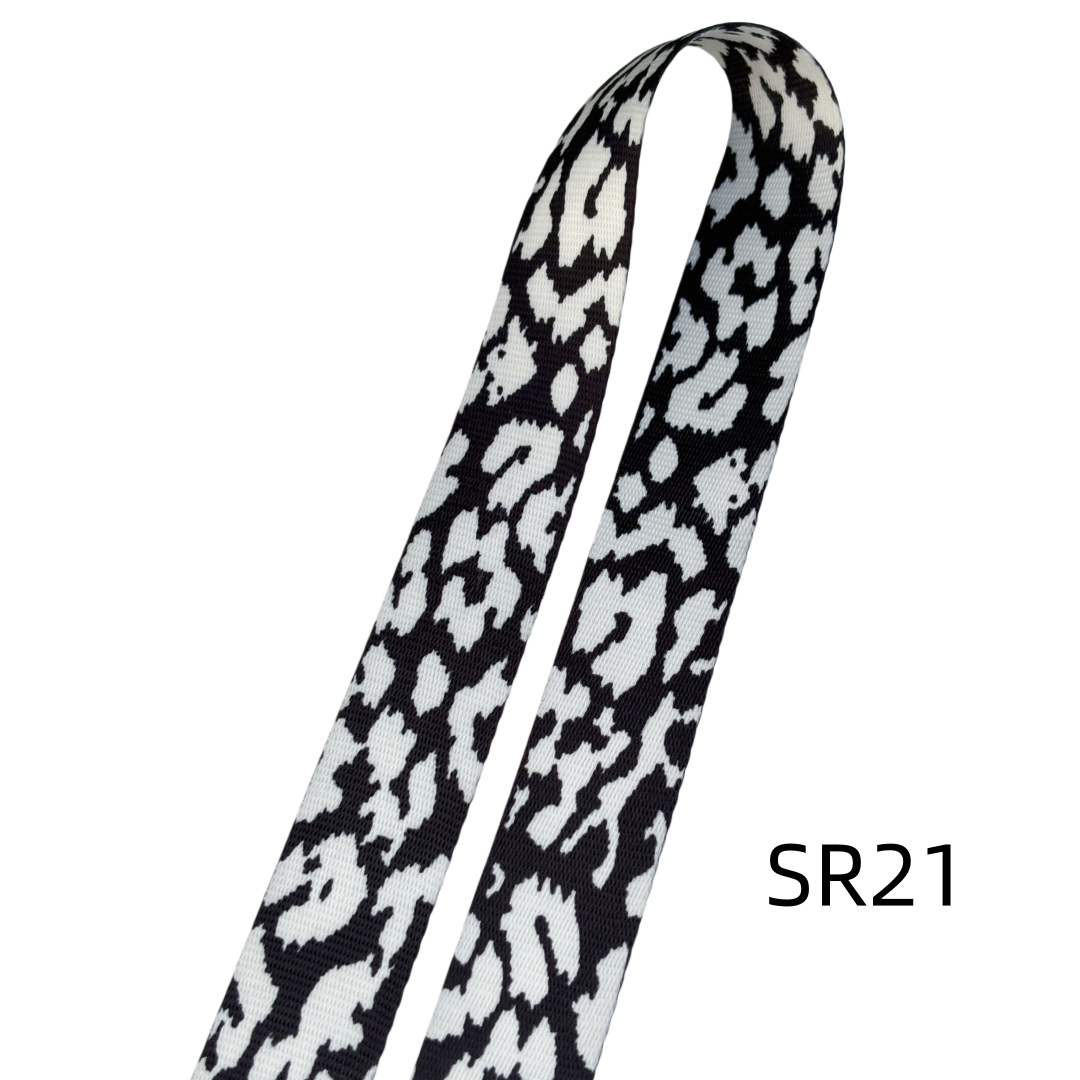 Bandoulière réglable pour sac - sangles à motifs - 38mm