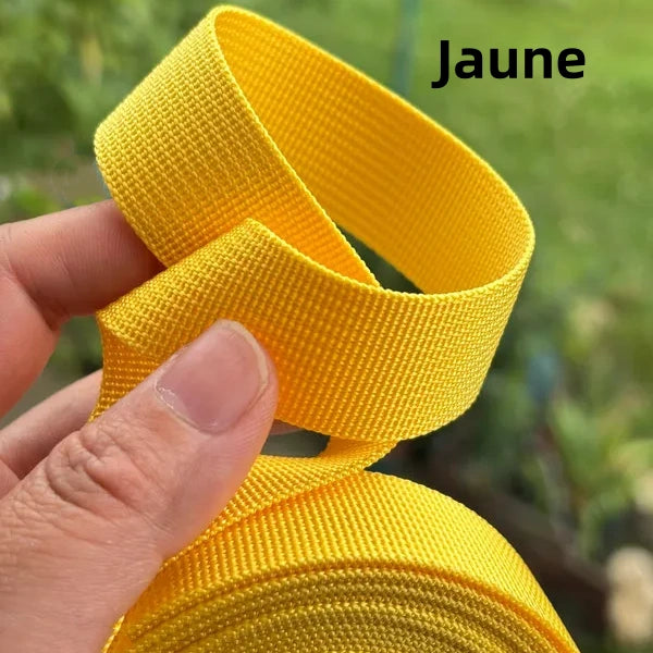 Sangles de couleur unie - Épaisseur 1mm - 25mm de largeur